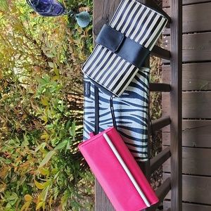 2 wallets and tablet cover